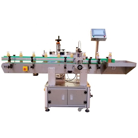 خط إنتاج آلة لصق الملصقات للزجاجات المستديرة 