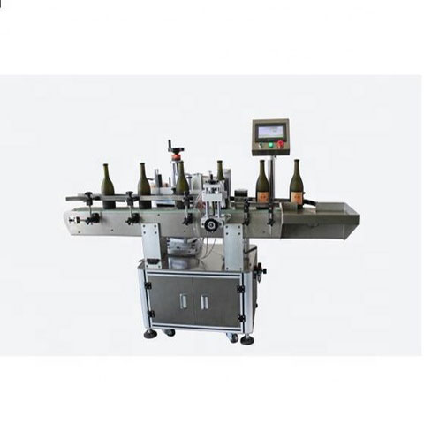 آلة الملصقات التجارية القياسية آلة لصق الزجاجات المستديرة الأوتوماتيكية 