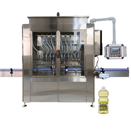 آلة تعبئة زجاجة الزيت الأوتوماتيكية الكاملة لزيت الطعام / التشحيم / الصلصة 