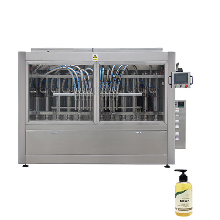 A02 آلة تعبئة معجون سائل هوائي للقشدة / الشامبو / الشراب / الماء 